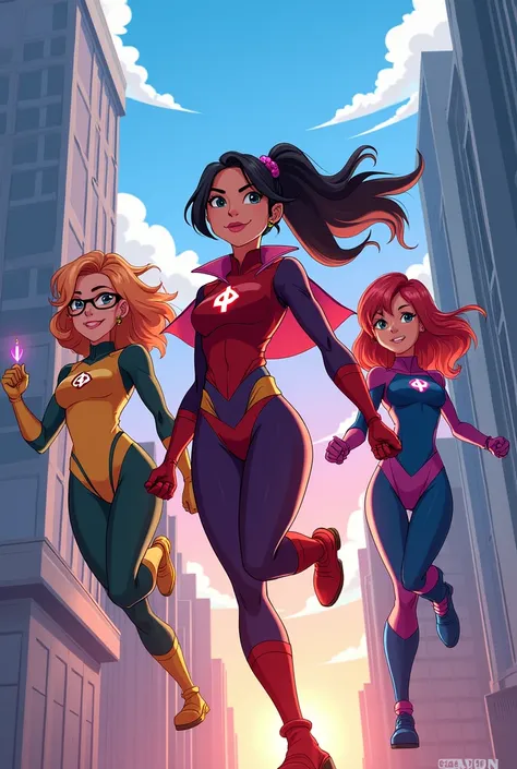 The Super Powerful Girls cartoon from Cartoon Network