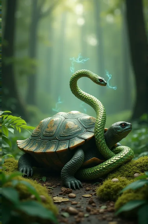 Turtle + snake