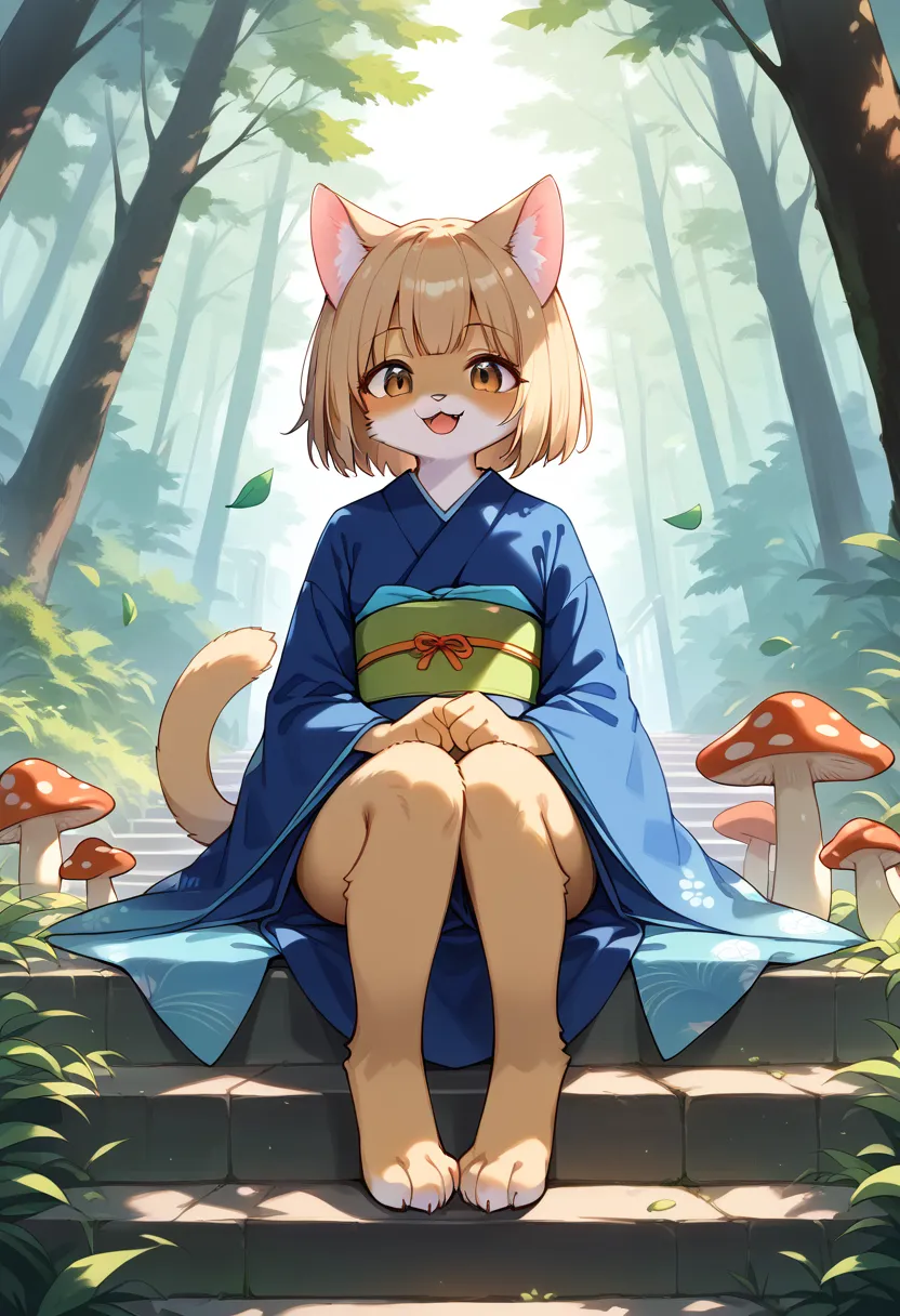 score_9, score_8_up, score_7_up, score_6_up, score_5_up, score_4_up, source_anime, best quality, amazing quality, very aesthetic, absurdres, 1girl, (furry, kemono:1.3), cat, cat girl, brown eyes, cat ears, open mouth, cat tail, short hair, hairstyle, eyebr...