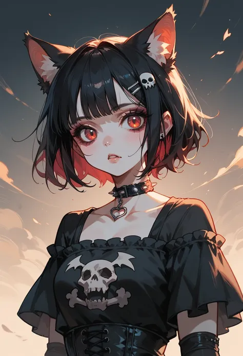 hikikomori gothic woman furry