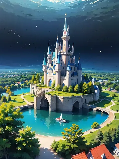 Dreamland: あなたの理想のDreamlandを描いてください。Fairytale castles and magical lakes 、 and create a world inhabited by fantastic creatures