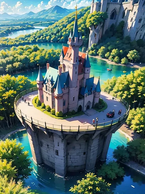 Dreamland: あなたの理想のDreamlandを描いてください。Fairytale castles and magical lakes 、 and create a world inhabited by fantastic creatures