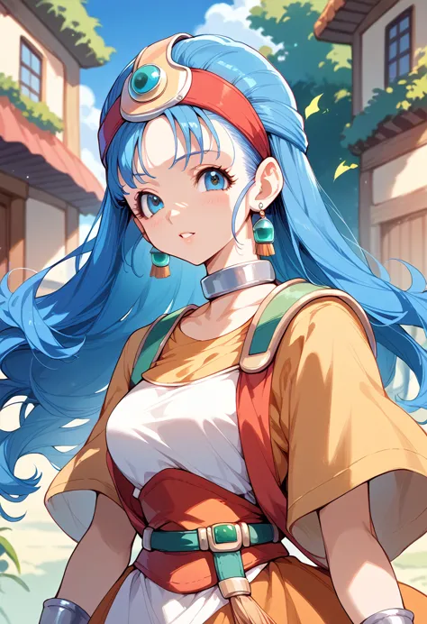 masterpiece,best quality,8k
(dragon quest,nera briscoletti)
(a sixteen-year-old woman,blue hair,long hair)