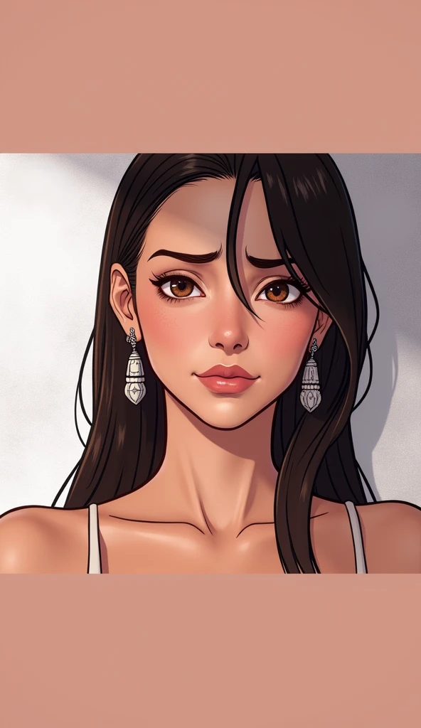 Georginas Complaint
Description: Georgina stands with an annoyed expression, gesturing toward Ronaldo as she says, "I really dont like your mother. Shes always scolding me." Her body language shows frustration, and the background remains the same elegant r...