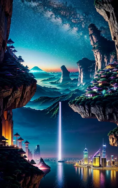 Spectacular views, Future Cities ,god秘的,  Vivid , is glittering,magic,  surrealism ,god々Shii, 素晴らShii, The little star ,美Shii景色, Inspiring Scenery, Spectacular Scenery ,Breathtaking Scenery ,素晴らShii風景