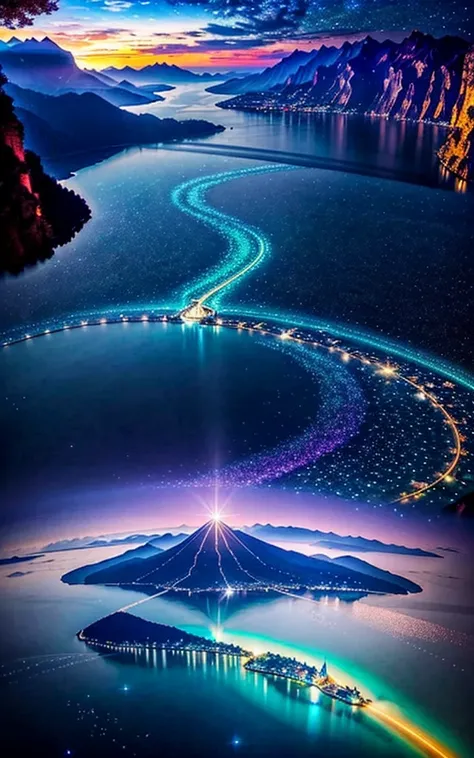 Spectacular views、 Future Cities 、god秘的、 Vivid 、 is glittering、magic、 surrealism 、god々、 wonderful、Little Star, beautiful view, Inspiring Scenery, Spectacular Scenery ,Breathtaking Scenery , wonderful風景