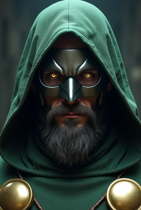 Doctor doom as Chris Hemsworth  face