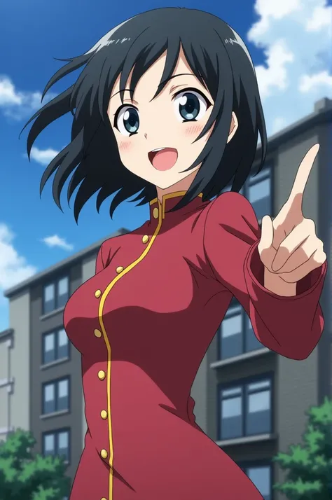 Screenshot of a woman from the anime Boku no Hero Academia 