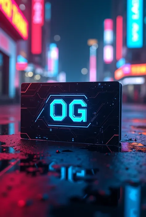 Pass in the form of a futuristic digital card released from Web3 with OG written 