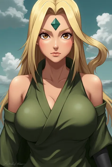 Tsunade senju with Relly ultra huge breast 
