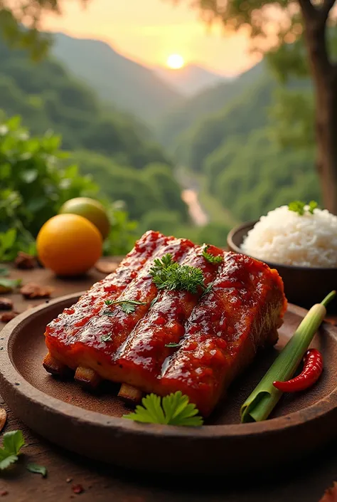 BBQ RIBS WITH SUNDANESE CHARACTERISTICS 