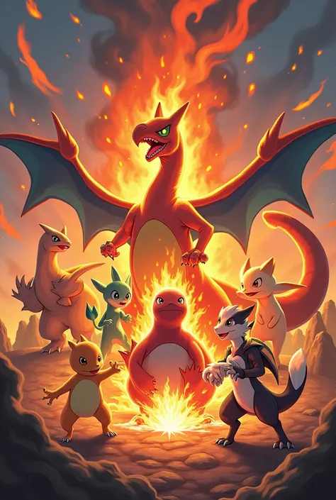 10 different
pokemon fire type


