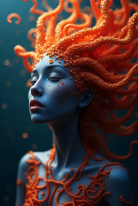 medusa Create a photorealistic image in cinematic quality, with saturated and vibrant colors. Lighting should be dramatic, with strong contrasts between light and shadow, creating a realistic and immersive effect. The image should be in 8K resolution with ...