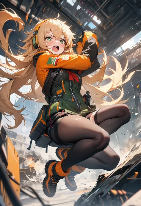 8k,masterpiece,best quality,ultra detailed,break, s.a.t.8 (girls frontline) , full body ,
