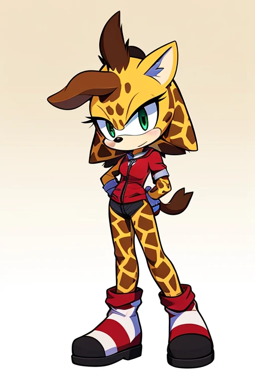 Female furry giraffe sonicfurry style 