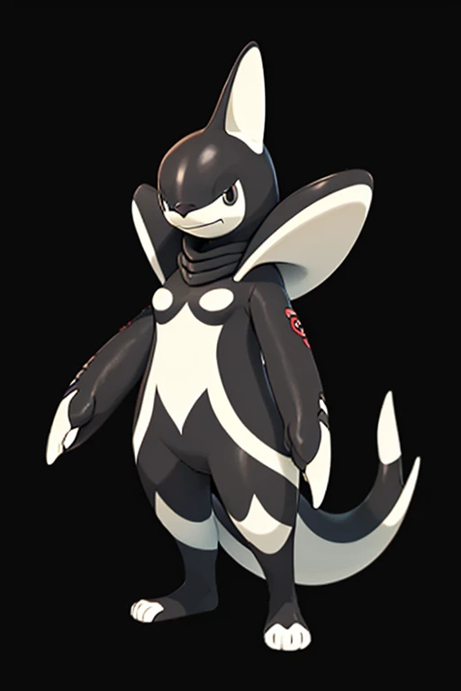 Female furry orca killer whale pokemon v style 