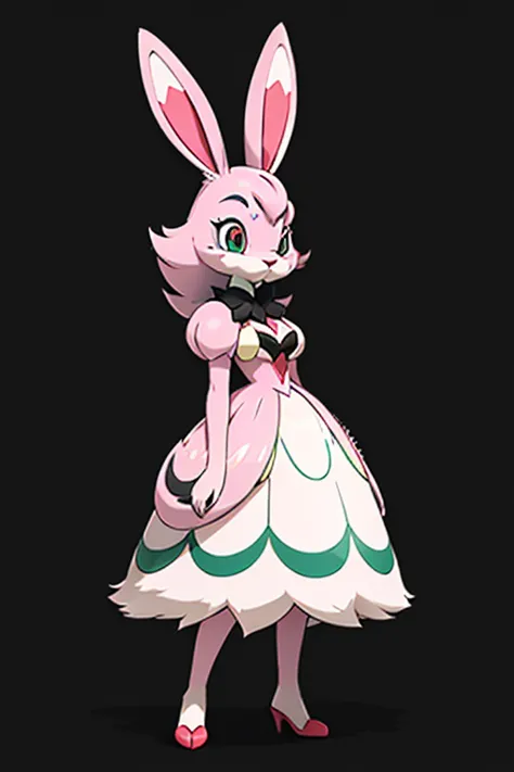 female furry sara rabbit pokemon ai fan style