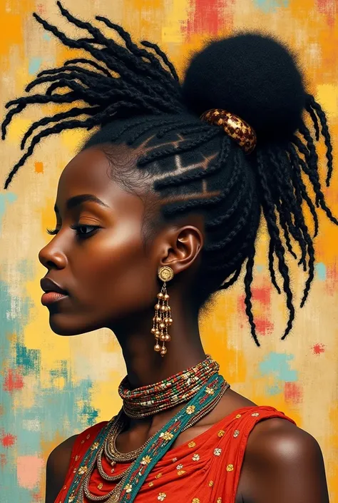 Create 5 mindmap images on african hairstyles 