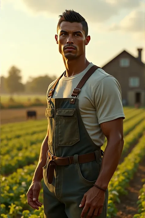 Christiano ronaldo as farmer