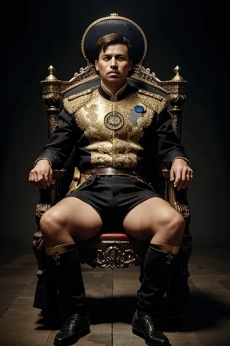 One man sat on the throne 