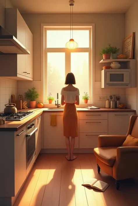 The Scene:

Imagine yourself standing in a peaceful, minimalist kitchen. The warm light from a nearby window bathes the room in a soft, golden hue. You’re in the middle of cooking a simple, yet delicious meal—something comforting, perhaps a dish you love t...