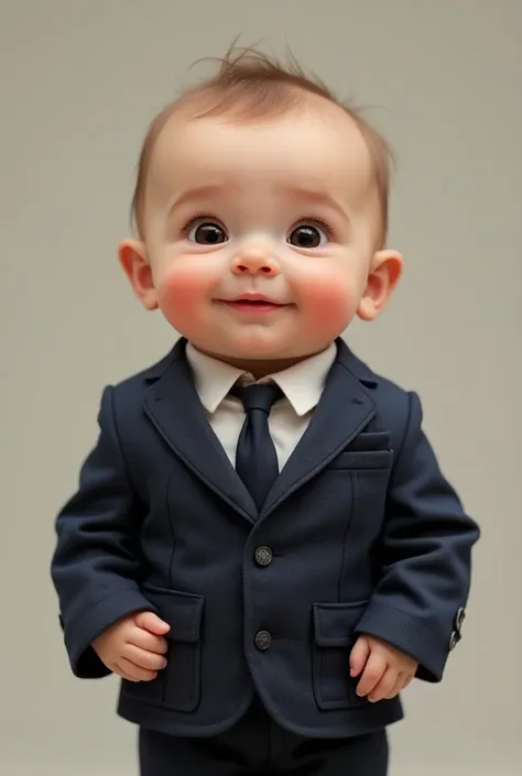 Baby in coat suit 