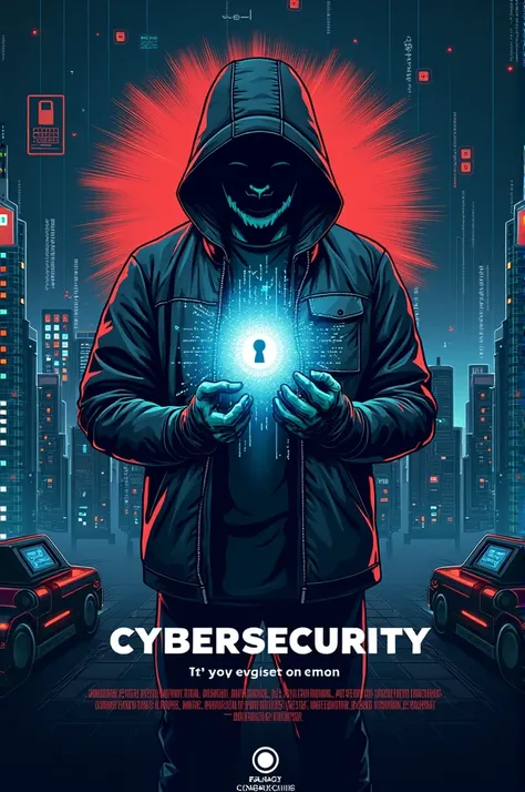  Digital Poster Creation Project
Project Theme : " Importance of Cybersecurity in the Digital Age "
 Attractive and clear title .
 - Relevant image or illustration .
 - Text explaining the importance of cybersecurity (minimal 3 poin).
 - Logo or identity o...