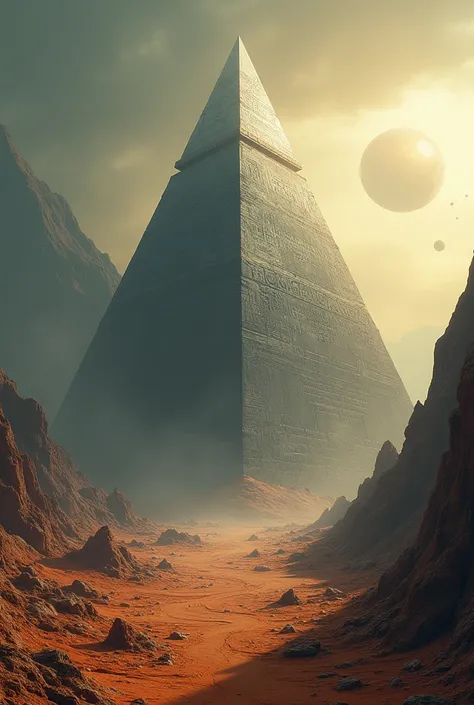 Ancient Alien Pyramide on a distant planet 