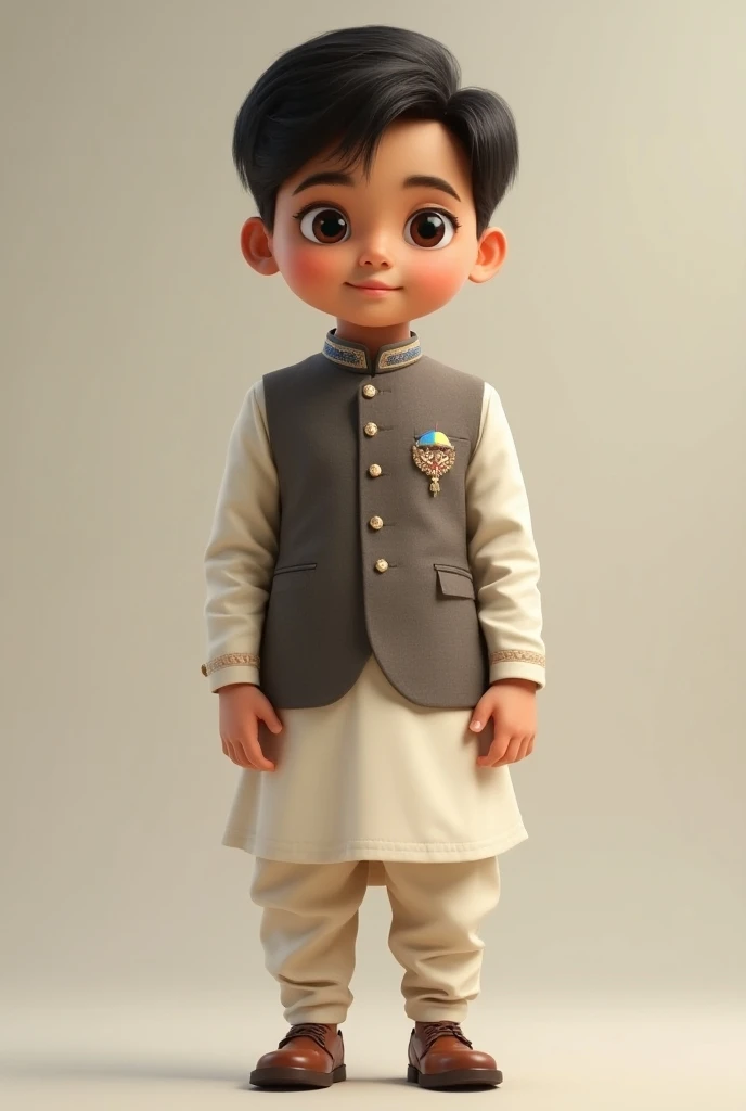  Indian boy wearing formal dress 