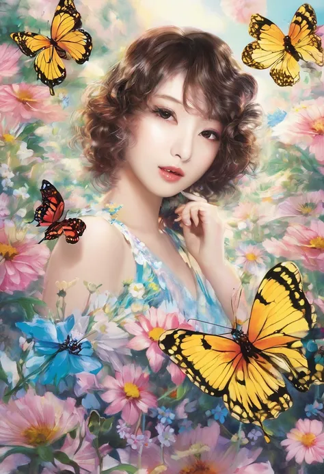 flower、butterfly々、