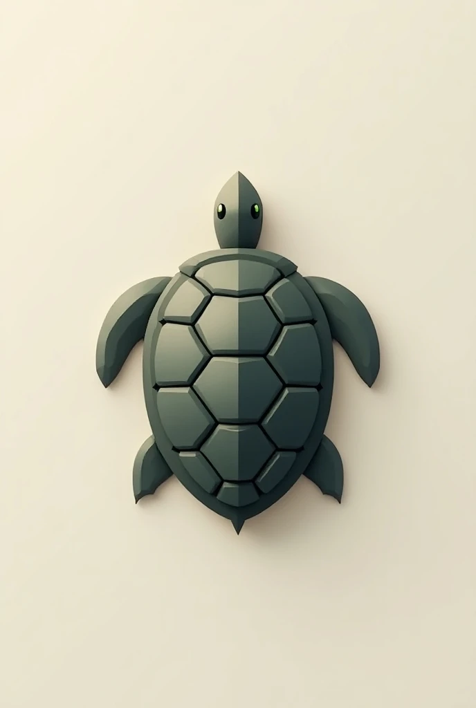 create a logo turtle shell 