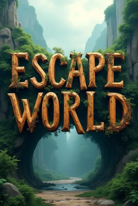 Une écriture « Escape world » pour titre