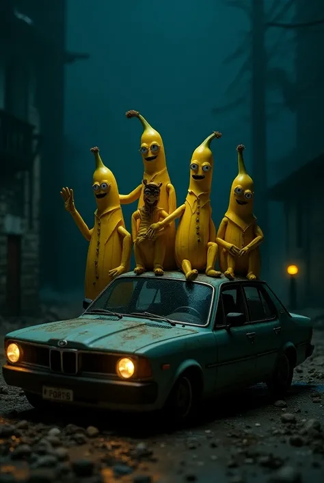 Banana family is in the middle of the night dress up in my car and then the top of my car