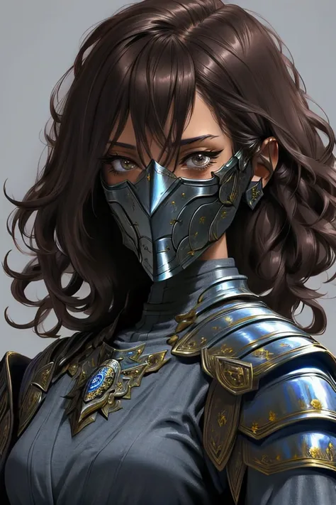 warlock character, human female, lite brown hair, leather armor, worn details in armour, Role Table character, 