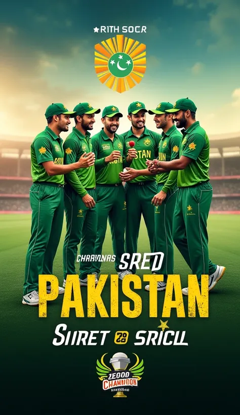 Pakistan vs Australia 3rd ODI match highlights Pakistan wins the match and series and champion board shows thumbnail in landscape design very attractive design required 