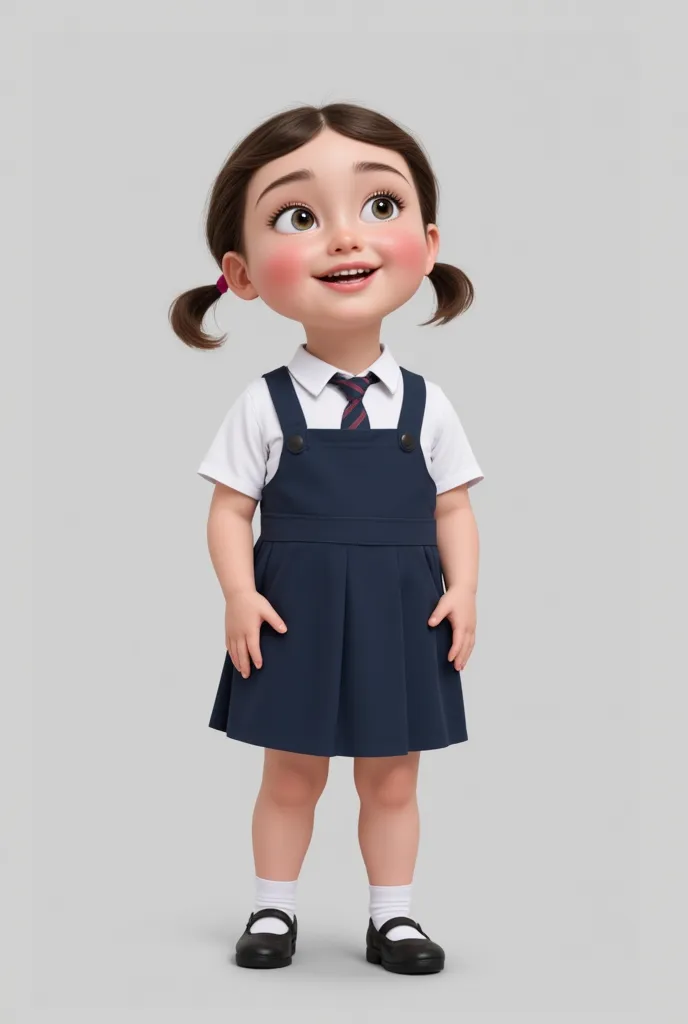 girl wearing uniform