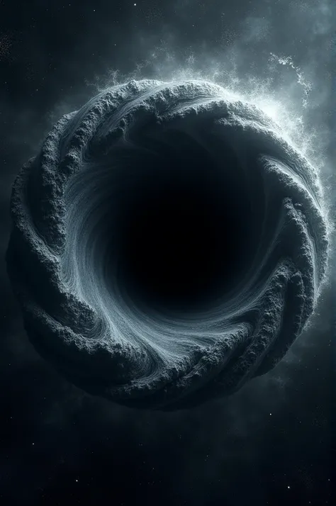 Create a spiral-shaped black hole