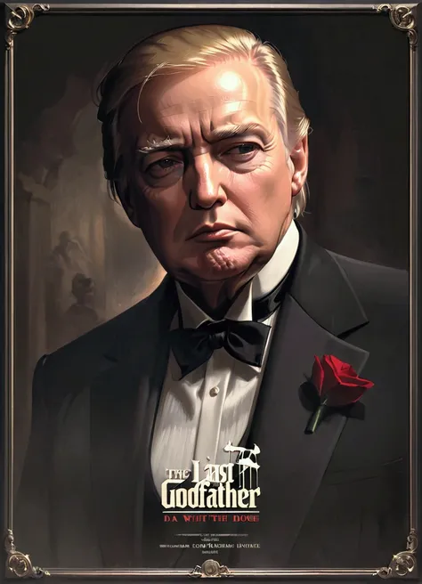 DONALD TRUMP " DA LAST OF THE GODFATHER" IN  AT THE WHITE HOUSE  WASHINGTON DC