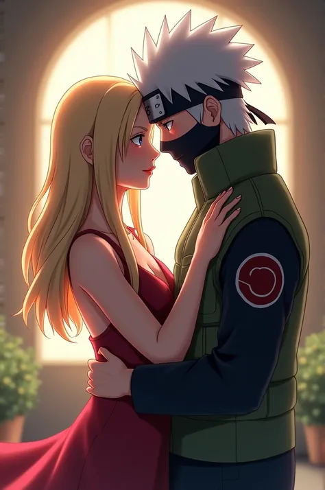 Anime Naruto tsunade loving with kakashi