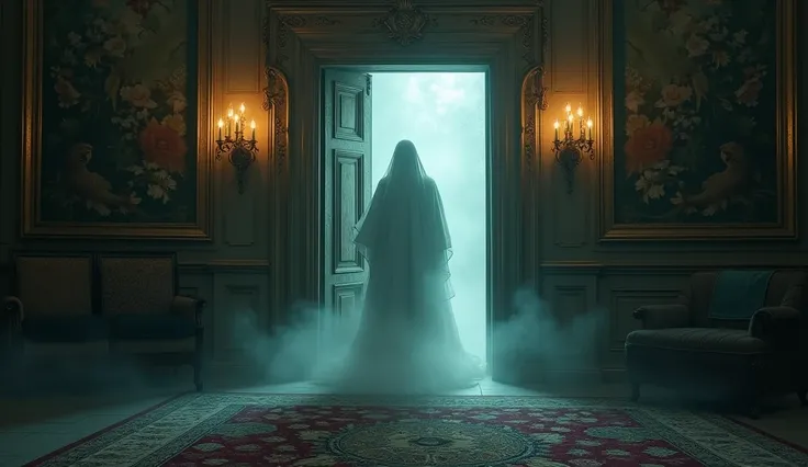 Within the palace, there is a locked room rumored to contain a ghostly presence.