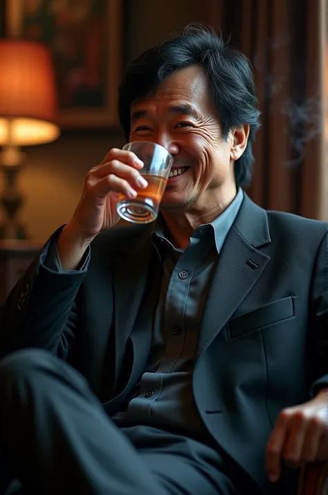 Jackie chan drinking 
