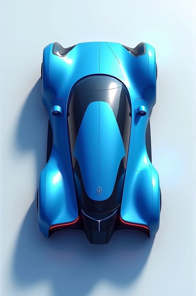 Create a blue vehicle icon, that can be seen from above