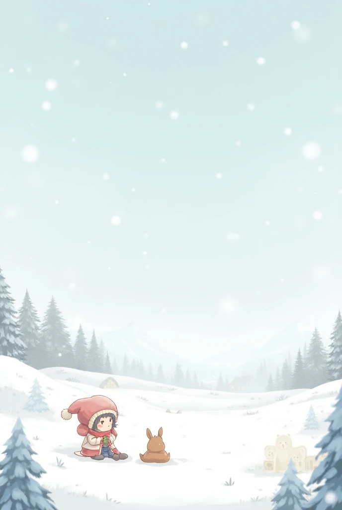 Kawaii wallpaper images with snow