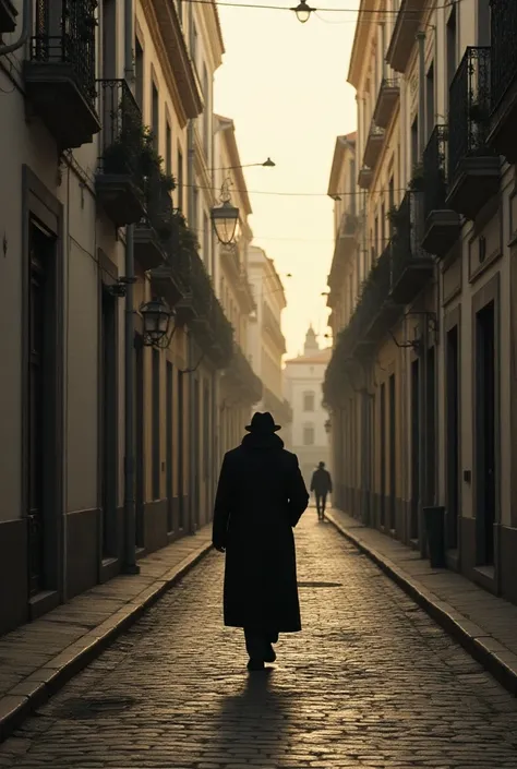 

In these streets of Viana, Braga, Porto, Lisbon,
Pessoa walks alone, cloaked in thoughts,
His mind a cathedral of layered dreams,
A poet lost in a labyrinth of cities.

Between cobblestones and whispers, he listens
To the sigh of old buildings, the murmu...