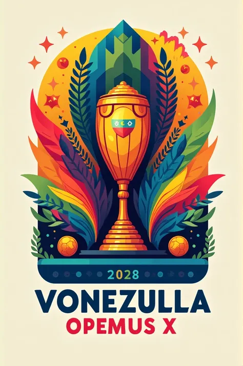 Make me a logo for the Copa América Venezuela 2028