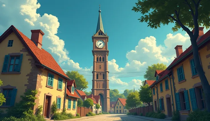 
1. Mark and the Mysterious Clock Tower: After repeatedly ignoring his responsibilities, Mark discovers that the village clock tower holds a magical secret. Every time he wastes a moment, the clock ticks faster, threatening to make his day disappear. Can M...