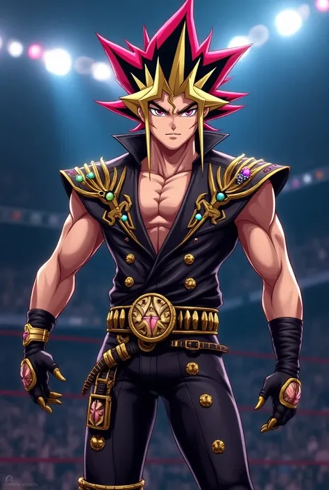 Faire une ceinture de catch style WWE pour un champion de Yu-Gi-Oh en rapport à lanimé.