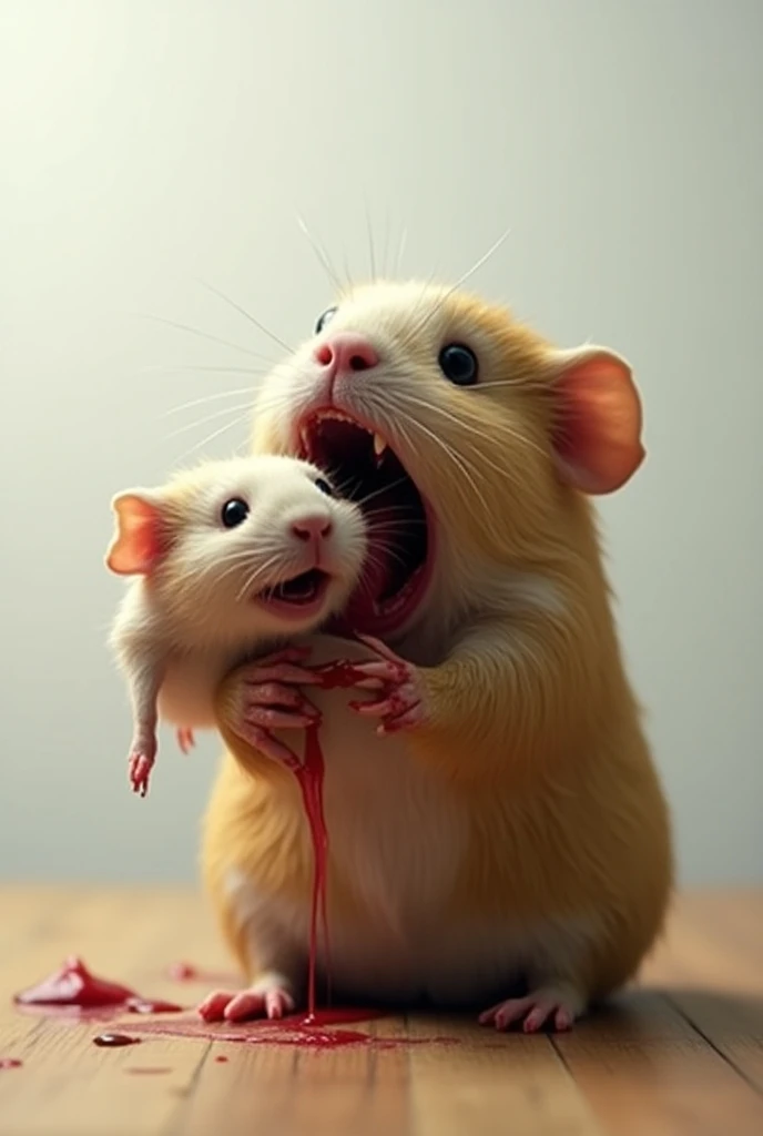  Guinea pig eating a guinea pig