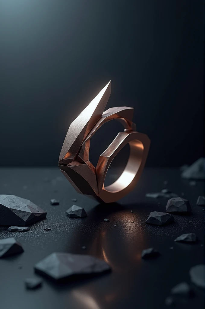 It should be a futuristic but luxurious logo for a 3D printed jewelry manufacturer brand  