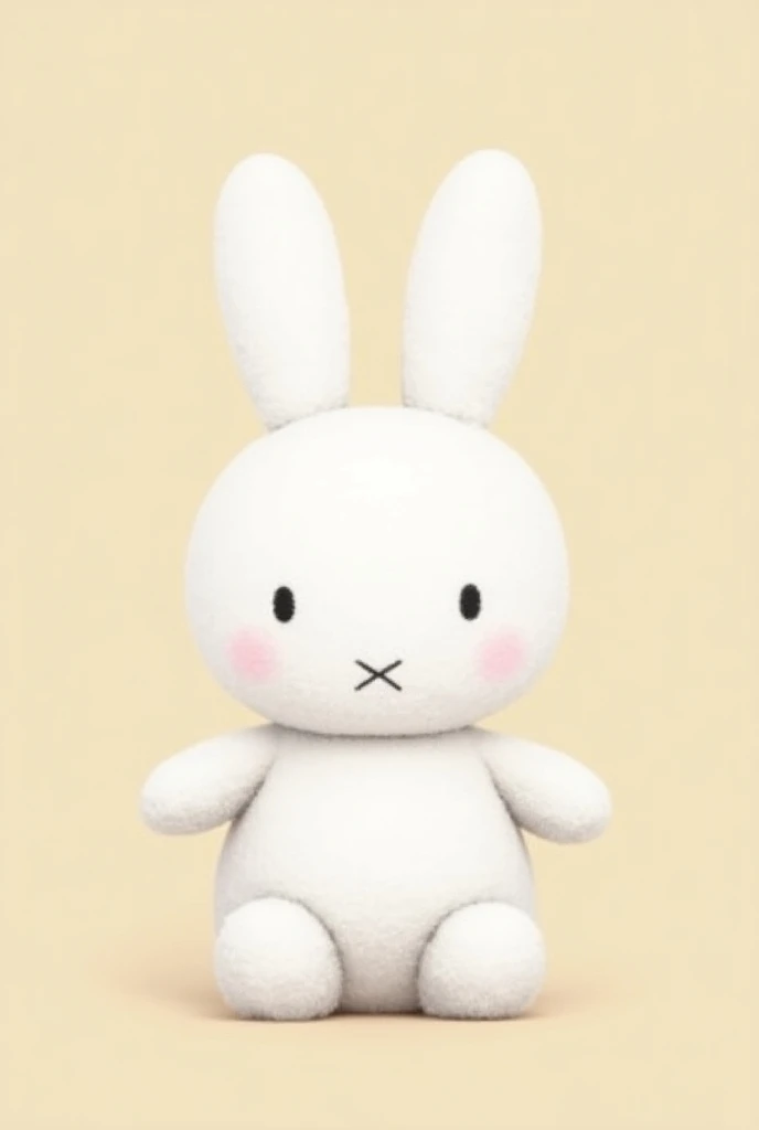 Do it but in separate pieces the Miffy plush toy 
